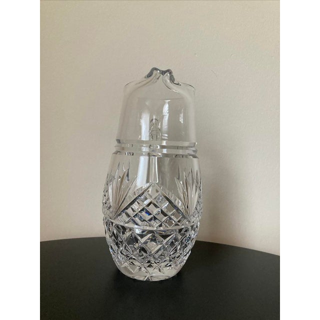 Early 20th Century Galway Irish Water Crystal Pitcher Blown Glass Design For Sale In New York - Image 6 of 18