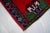 Red 1970s Hand Made Turkish Mat Rug Small Rug Kitchen Mat Organic Wool - 1'11" X 3'10" For Sale - Image 8 of 10