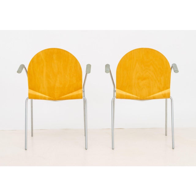 Set of Six Nanna Ditzel for Frederica Furniture "Sonar" Chairs For Sale - Image 9 of 13