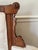 Cream Antique Victorian Eastlake Walnut Settee/Loveseat - Reupholstered For Sale - Image 8 of 9