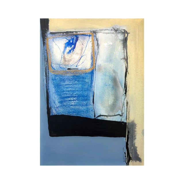 Paper "Now I Float V" Original Mixed Media Painting on Paper by Zac Woodiel For Sale - Image 7 of 7