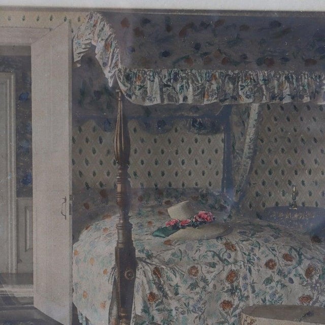 1900 - 1909 Antique Wallace Nutting Print “A Fine Effect” Signed C1900 For Sale - Image 5 of 8