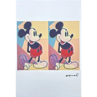 After Andy Warhol, 2x Mickey Mouse, 1980s, Lithograph For Sale