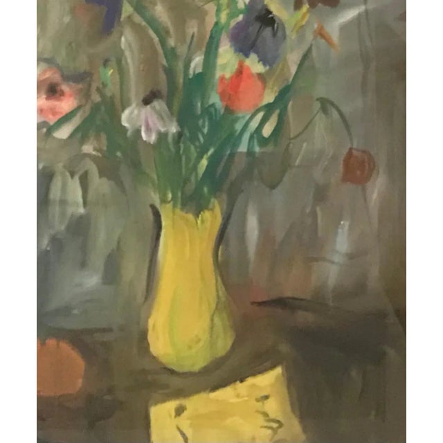 Spring Bouquet of Flowers, Artwork on Paper For Sale - Image 4 of 7