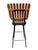 Mid-Century Modern Umanoff Style Slatted Bar Stools - Set of 6 For Sale In Philadelphia - Image 6 of 6