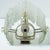Metal Gold Inclusions Glass and Brass Wall Light in the style of Barovier & Toso, 1960s For Sale - Image 7 of 16