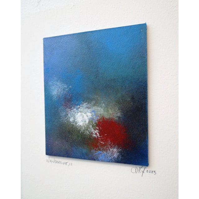 Original Framed Abstracts by C. Damien Fox, a Pair For Sale In Houston - Image 6 of 7