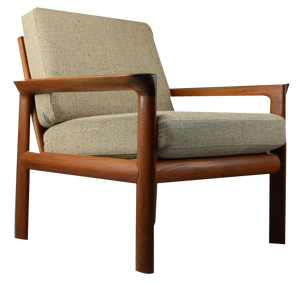 Mid-Century Danish Modern Teak Lounge Chair, 1960s