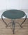 Pair of Late 19th / Early 20th-Century Lacquered Iron Round Tables For Sale - Image 11 of 11