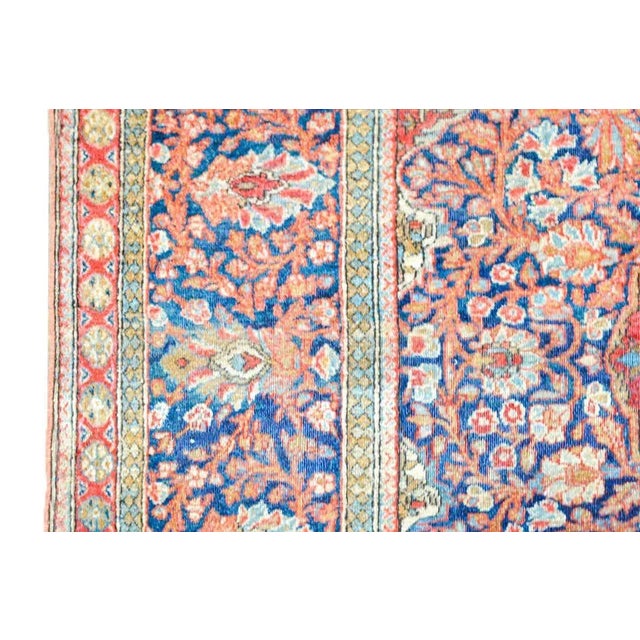 Early 20th Century Kashan Rug For Sale In Chicago - Image 6 of 13