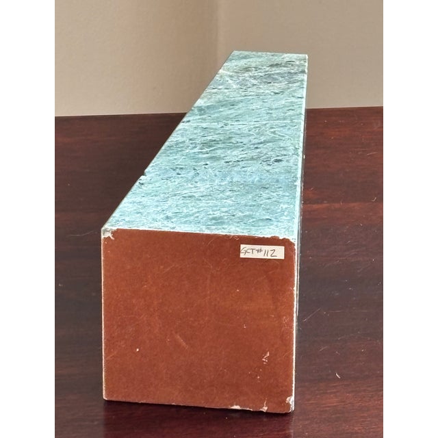 12" Neoclassical Style Green Marble Obelisk For Sale - Image 15 of 17