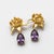 Lotus Amethyst Drop Earrings. Natural Amethyst Lotus Flower Drop Earrings. Inspired by the graceful bloom of a lotus...