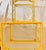 Mid-Century Modern Pair of Vintage Meadowcraft Palm Beach Style Faux Bamboo Side Tables in a Custom Canary Yellow For Sale - Image 3 of 9