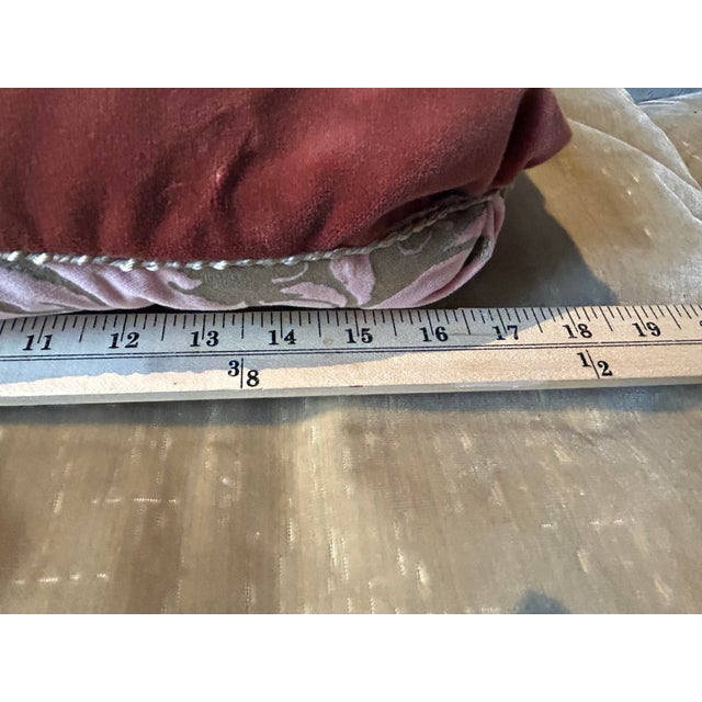 Transitional Fortuny Velvet Pillow For Sale - Image 3 of 4