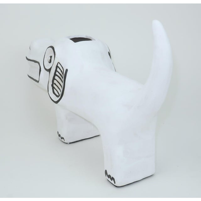 Spot the Dog Ceramic Vase by Xiang Yang for Currey & Company For Sale - Image 9 of 11