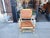 Safari 1950s Leather and Bamboo Arm Chair For Sale - Image 3 of 11