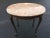 19th Century Hand Carved Louis the 15th Style Marble Top Side Table. For Sale - Image 13 of 13