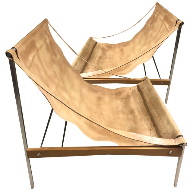 Set of Bequem Lounge Chairs by Stig Poulsson, 1969 For Sale