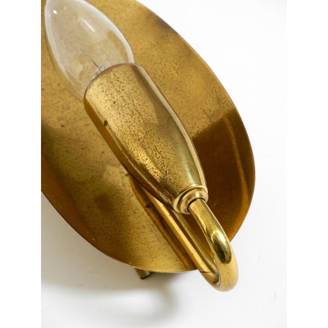 Mid-Century Modern Cone Brass Wall Lamps, 1950s, Set of 2 For Sale - Image 11 of 15