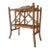 1950s Chippendale Bamboo Magazine Rack For Sale
