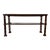 Palm Beach Hollywood Regency -Style Faux Bamboo Two - Tier Console Table For Sale