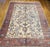 Beautiful Mid-20th century Turkish Oushak Rug. Hand-knotted in Turkey in the mid-1900s. This beautiful rug features a...