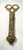 Antique 19th Century Victorian Sewing Scissors Dagger W/ Brass Handles & Sheath For Sale - Image 4 of 11