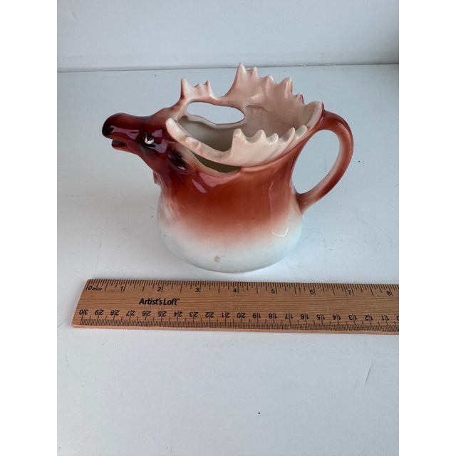 Elk Moose Pitcher For Sale In San Francisco - Image 6 of 7