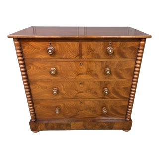 Victorian Mahogany Chest of Drawers, 1860 For Sale