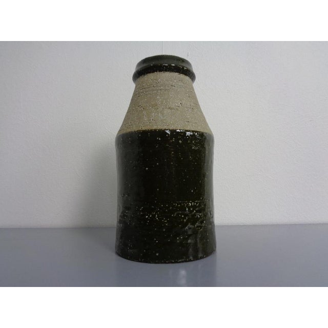 Mid-Century Modern Swedish Faience Vase by Hertha Bengtsson for Rörstrand, 1960s For Sale - Image 3 of 17