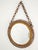 Round Bamboo and Rattan Wall Mirror, Italy, 1960s For Sale - Image 12 of 14