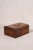 Mid 19th Century Antique English Burl Wood Sewing Box With Brass Top Handle For Sale - Image 5 of 5