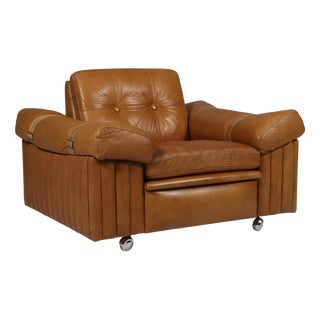 Danish Brutalist Lounge Chair, 1970s For Sale
