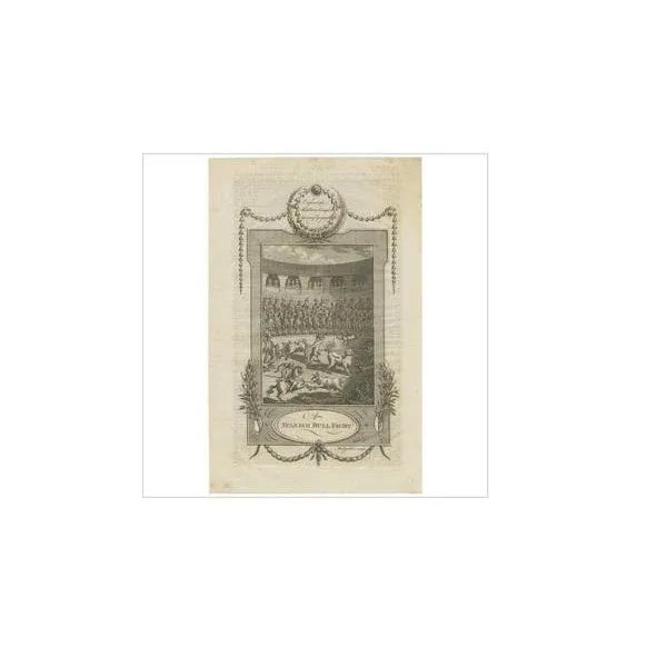 Mendoza, Spanish Bullfight, 1777, Paper For Sale - Image 4 of 5