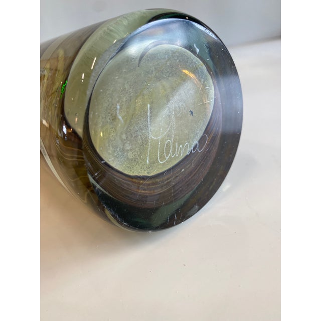 Earth Tone Glass Decanter with balloonstopper from Mdina, Set of 2 For Sale - Image 6 of 15