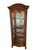 1990s 1990s Ethan Allen Country French Curio Cabinet Glass Display Case China Hutch Lighted For Sale - Image 5 of 18