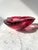 Vintage Mid Century Ruby Red Bubble Barbini Murano Glass Ashtray For Sale In New York - Image 6 of 7