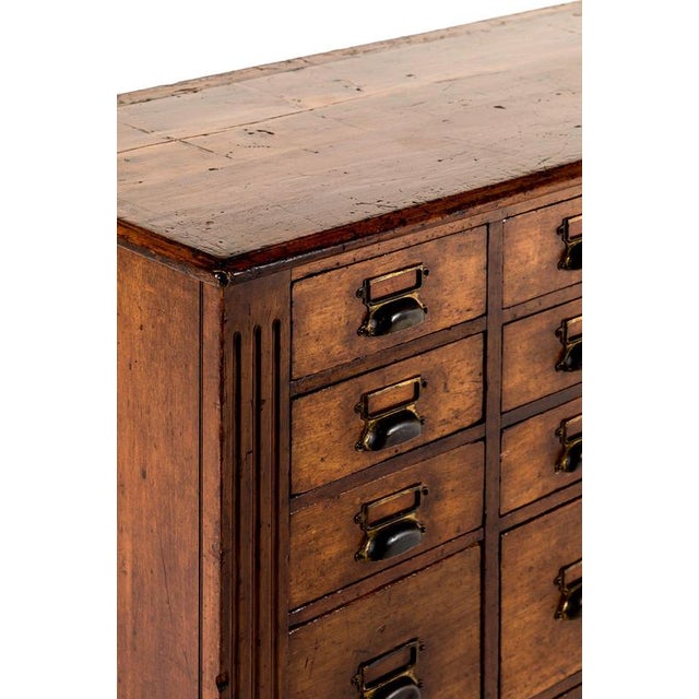 Large Mahogany Apothecary Drawers, Set of 2 For Sale - Image 9 of 16