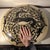 Important Africanist Art Deco wall plaque in high-fired salt stoneware made in 1937 by Baron Pierre Paulus de Châtelet in...