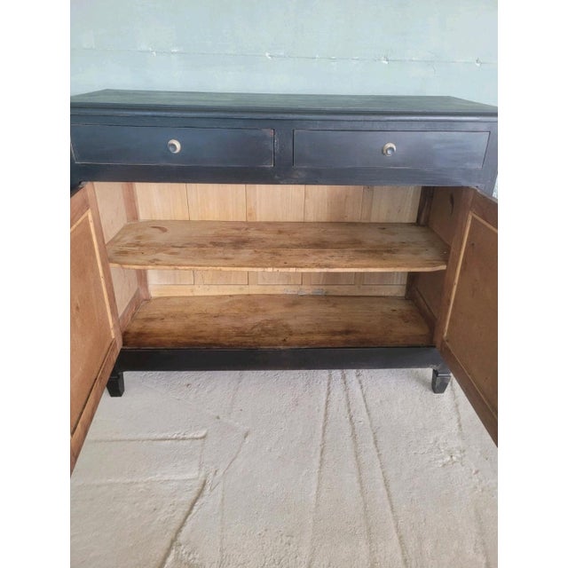 Antique Two-Door Lacquered Sideboard, 1950s For Sale - Image 12 of 14