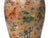 Vintage Oriental Pink Rose Butterflies Floral Graphic Porcelain Jar For Sale - Image 12 of 13