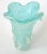 Offering a vintage 1960s handblown chunky Murano Glass Vase, signed with label on bottom. This gorgeous vase is opalescent...