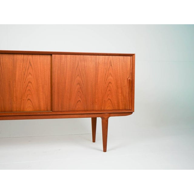 Brown Mid-Century Teak Model #18 Sideboard by Gunni Omann for Omann Jun, 1960s For Sale - Image 8 of 15