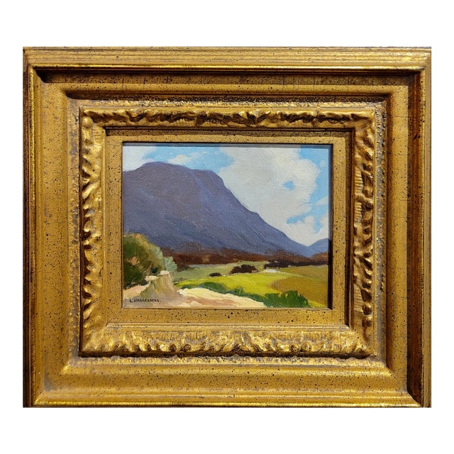 George Spangenberg- Old Woman Mountains in the Mojave Desert-Oil Painting For Sale