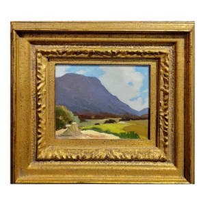 George Spangenberg- Old Woman Mountains in the Mojave Desert-Oil Painting