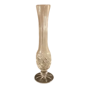 1980s Waterford Crystal Bud Vase