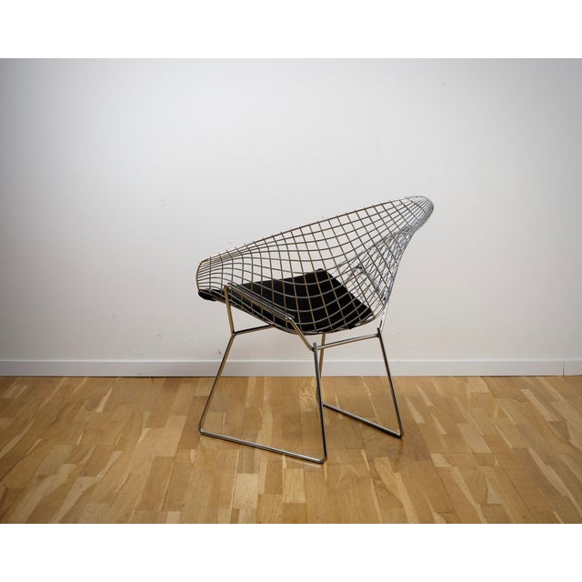 Mid-Century Modern Diamond Chair by Harry Bertoia for Knoll International, 1980s For Sale - Image 3 of 14