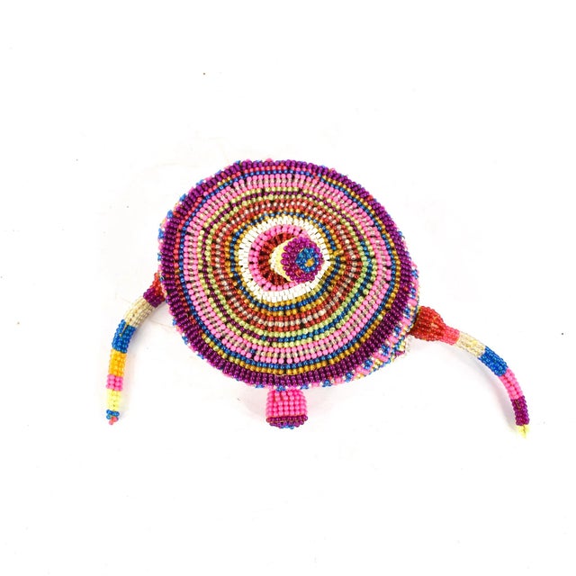 Early 20th Century Pende Beaded Chief's Hat For Sale In Denver - Image 6 of 7