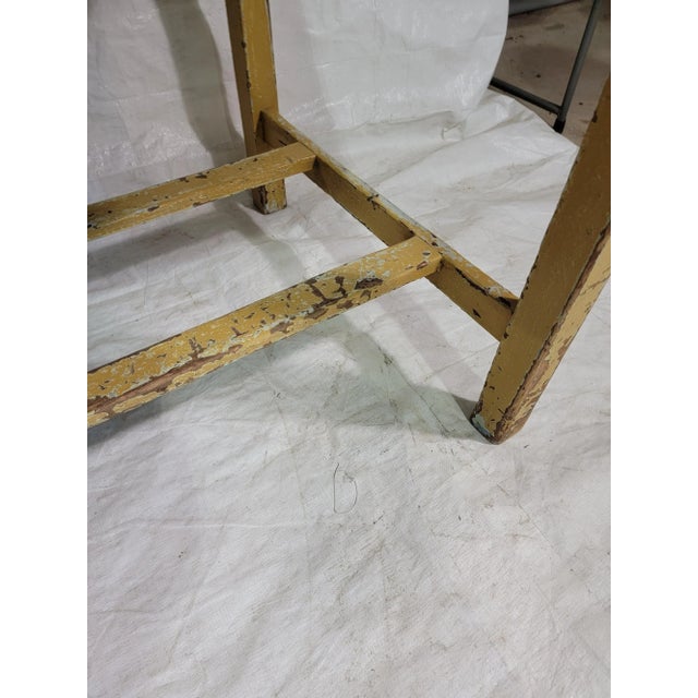 Gorgeous Antique Wooden Farm Table With Original Paint From England, Circa 1890 For Sale - Image 11 of 13