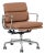 Eames for Herman Miller Aluminum Group Office Chair in Schumacher Vegan Leather For Sale